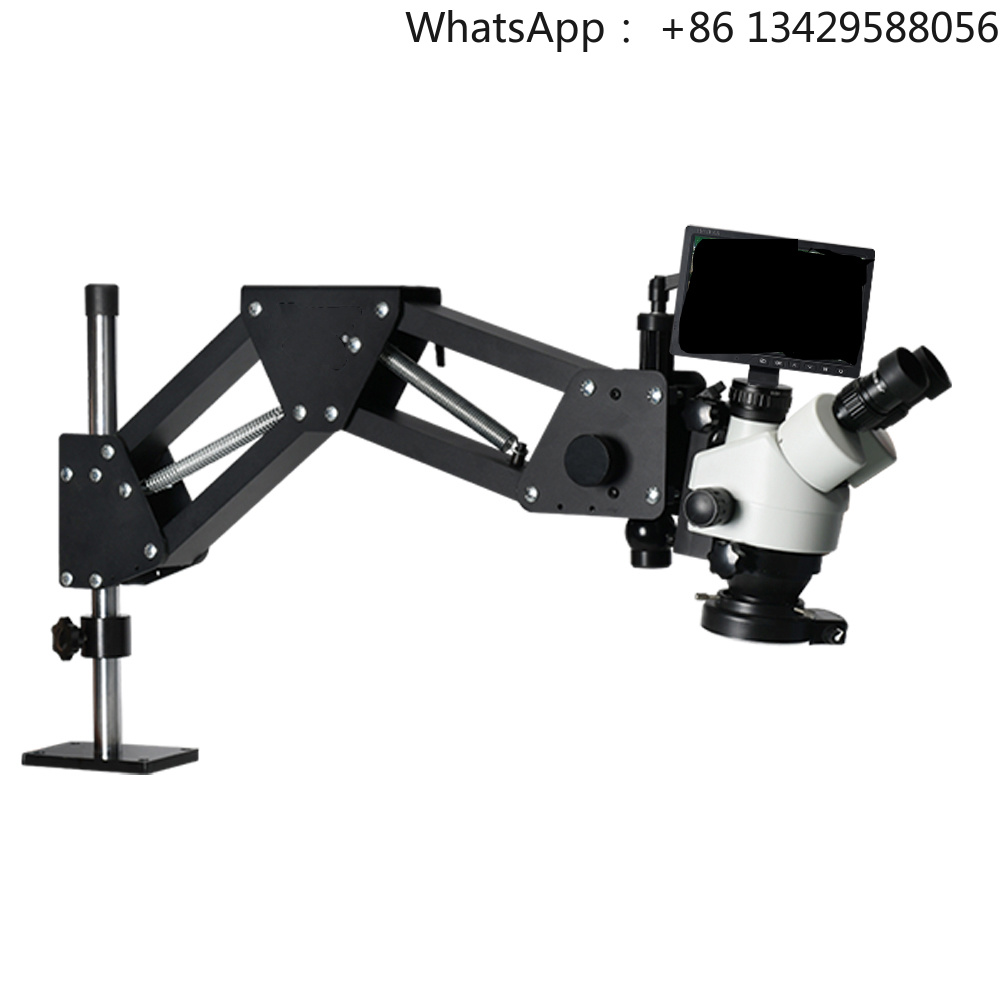 10inch 2K Resolution LED Illum - Trinocular Stereo Microscope 7X-45X review and price