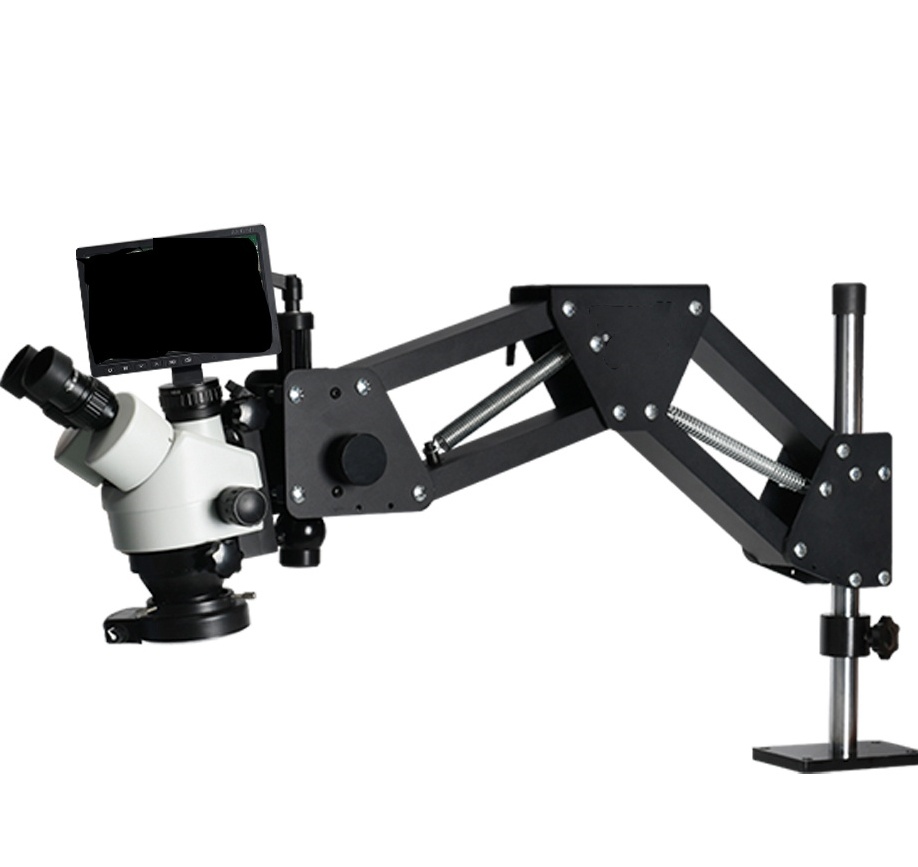 10inch 2K Resolution LED Illum - Trinocular Stereo Microscope 7X-45X review and price