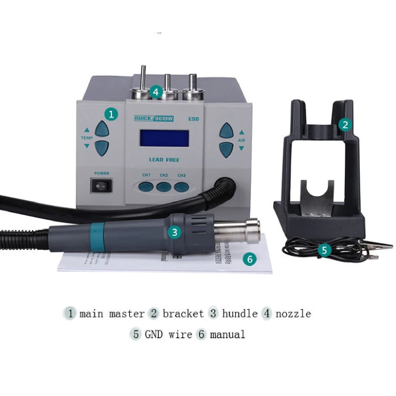 Quick 100% Original Hot Air    - Hot Air Rework Station 861Dw review and price