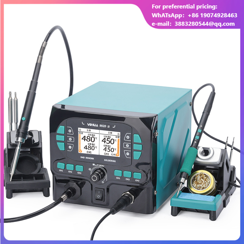 YIHUA 992D-II 2 In 1 LCD Displ - C210 Precision Soldering Station review and price