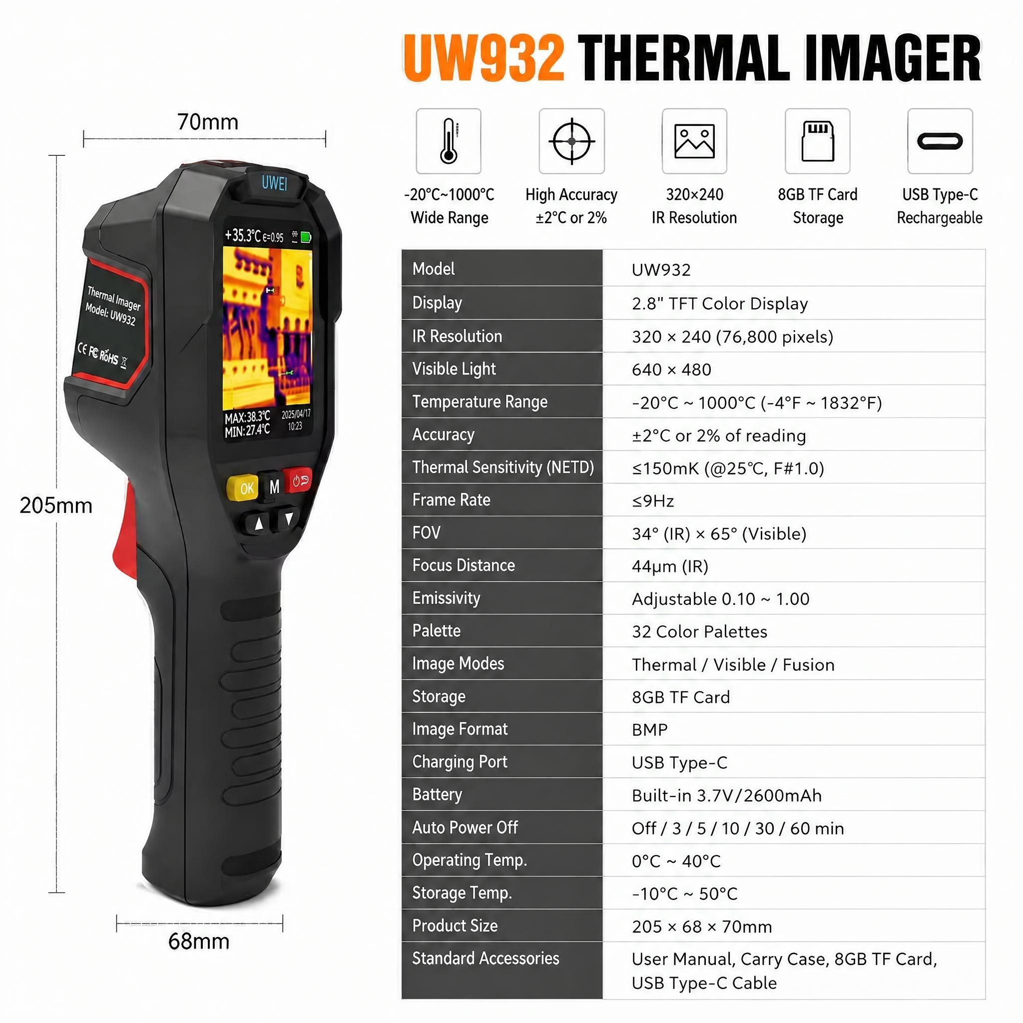 Handheld Thermal Imager 32x32  - Thermal Imaging Camera Pcb Repair review and price